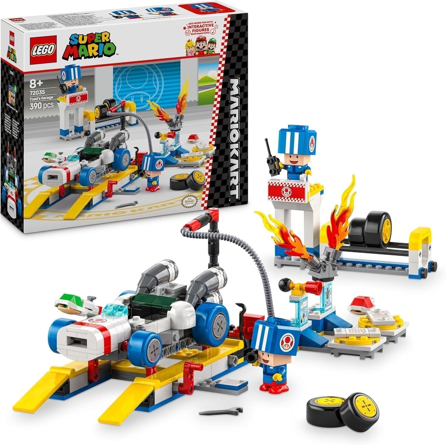 LEGO Super Mario: Mario Kart - Paddans verkstad, Nintendo-karaktär, anpassningsbar leksak, äventyrsset, present till pojkar, flickor och spelare 8 år gamla 72035 Byggset Besuche den LEGO-Store Standardtitel
