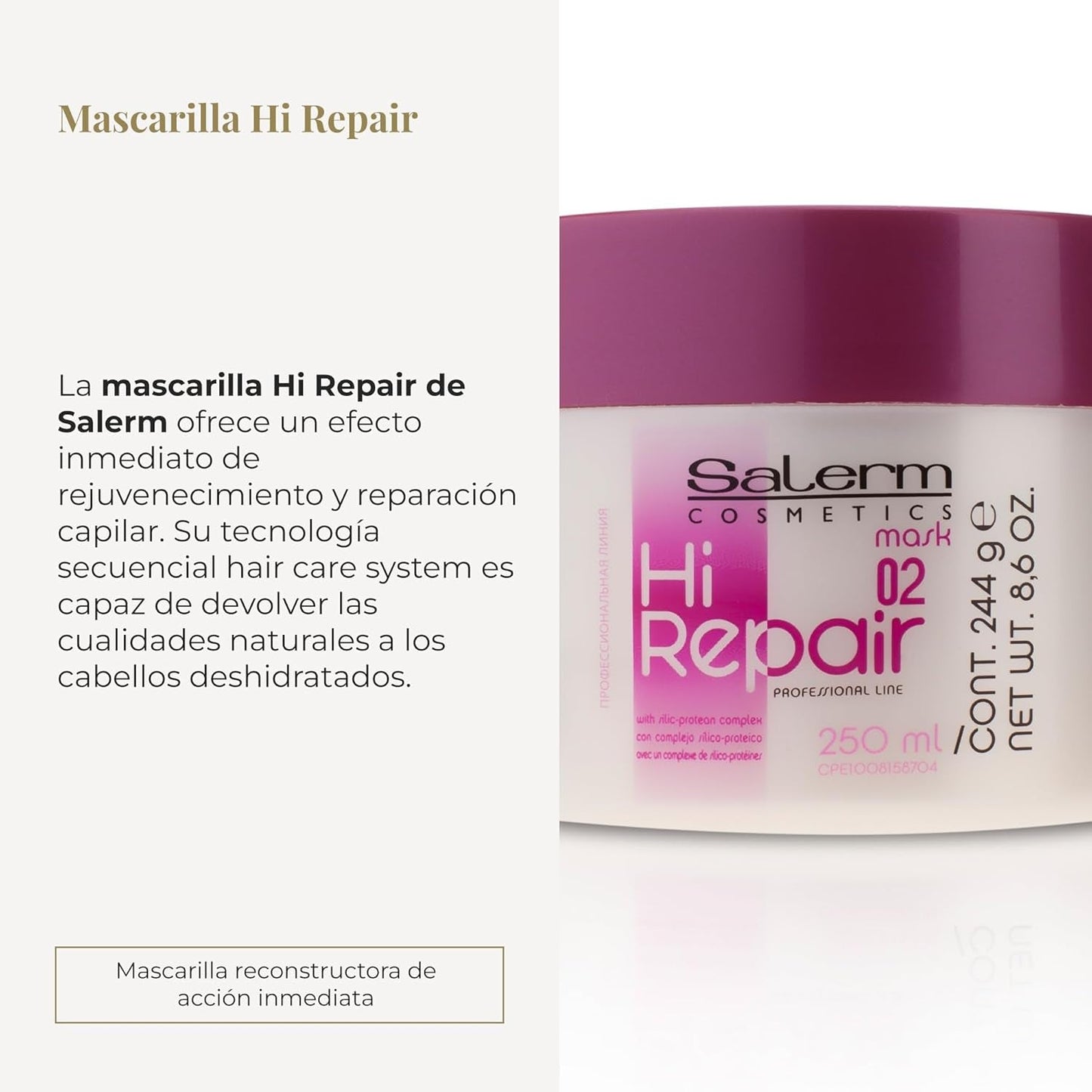 Hi Repair Mask 02 250 ml Naty Shop hårmask