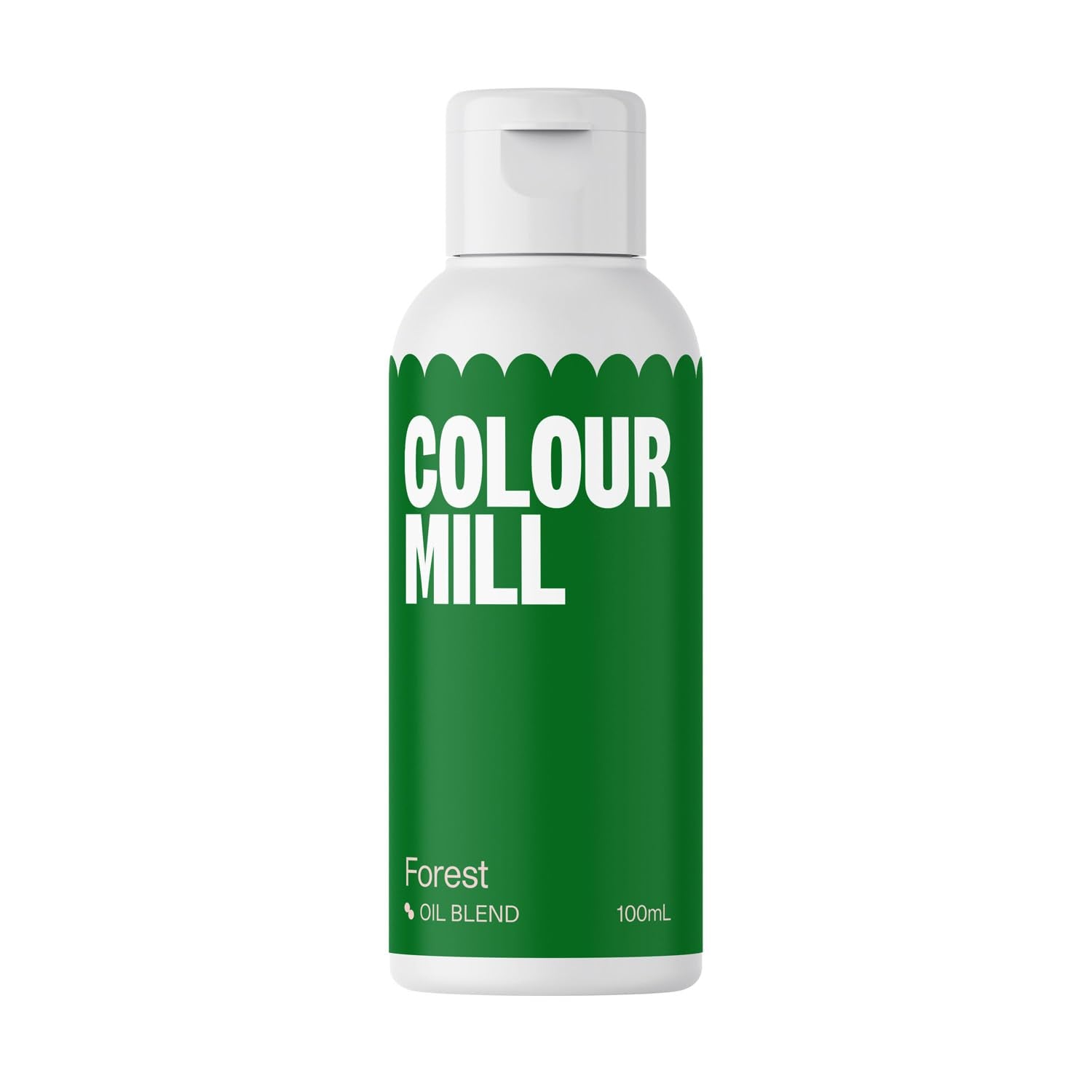 Livsmedelsfärg Färg Mill Oil Blend Forest Oil - Livsmedelsfärg för choklad, fondant, muffins, kakor, bakning, macaroons - Livsmedelsfärg för att dekorera tårtor - 100 ml