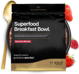 Protein fungerar | Superfood Frukost - GULD Innovation, prisbelönt spannmål, proteinmüsli, näringsrik med spannmål, frön och havre, fiberrik, äpple och kanel, 10 portioner, 600 g