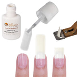 Sun Garden Nails monofasisk transparent gel 30ml + låda med 100 tips + lim för tips 7ml