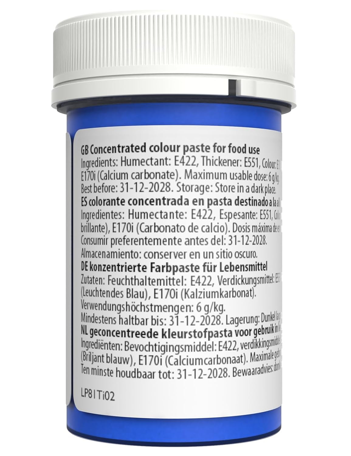 Matfärg Sugarflair Paste Pastel Sky Blue, matfärg för pasta, för fondant och marsipan, koncentrerade färger Spectral - 25 g