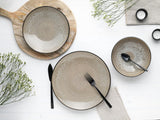 CreaTable, 24464, Malmö Beige-serien, 18-delat servisset för 6, tallrikset i stengods, diskmaskin och mikrovågssäkert, kvalitetstillverkning
