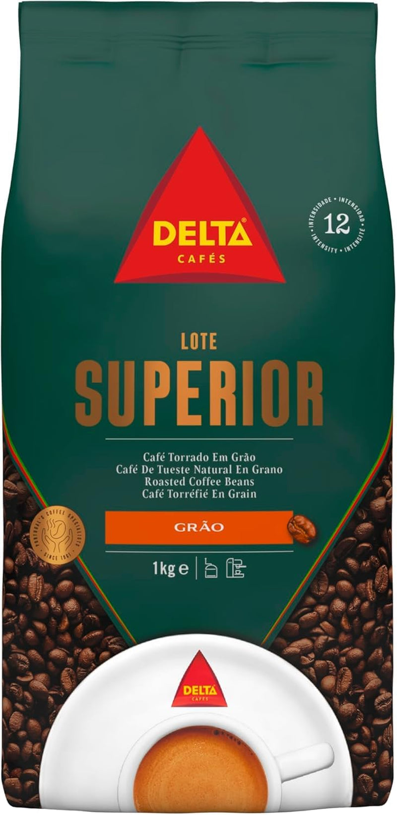 Delta Superior Premium kaffebönor, 1 kg
