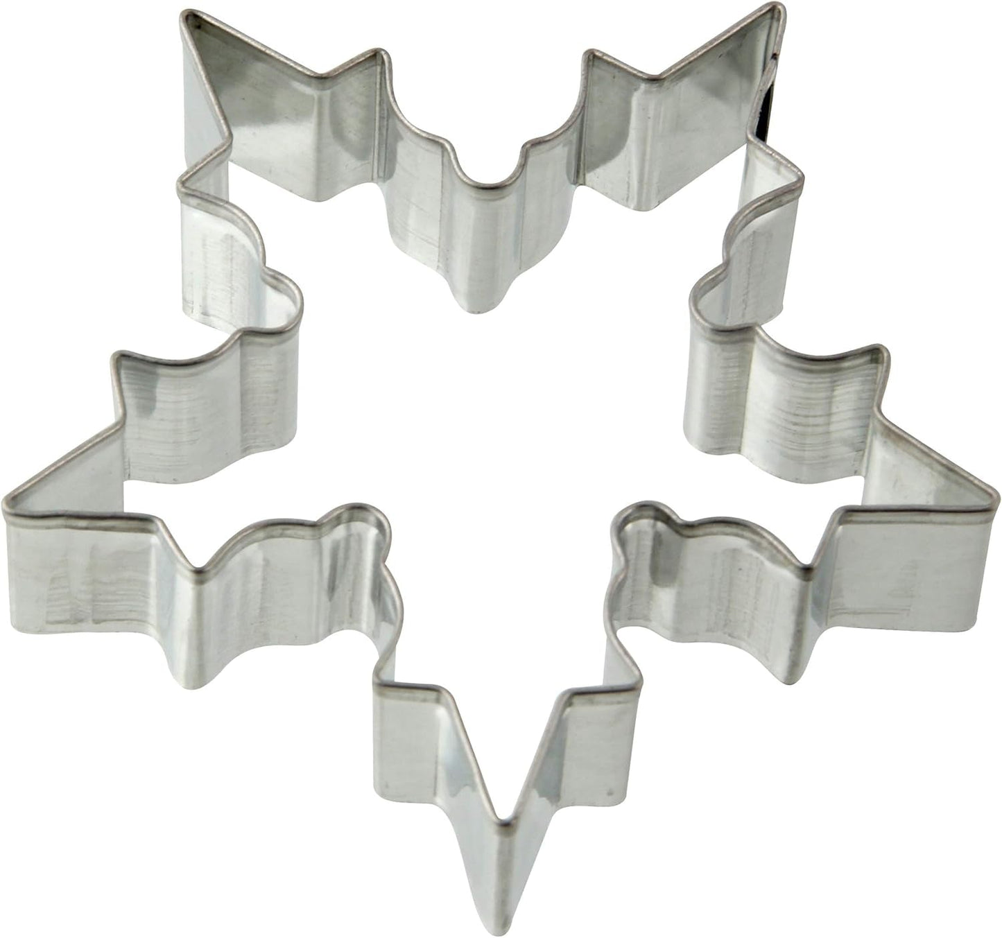 Zenker Snowflake Cookie Cutter, Christmas Cookie Cutter, Fondant Cookie Cutter, High Quality Cookie Cutter, Stålplåt Kitchen Aid, Färg: Silver