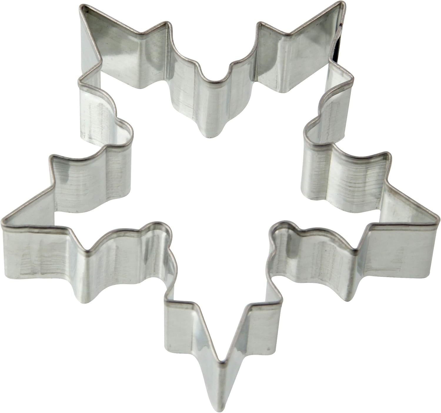 Zenker Snowflake Cookie Cutter, Christmas Cookie Cutter, Fondant Cookie Cutter, High Quality Cookie Cutter, Stålplåt Kitchen Aid, Färg: Silver