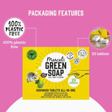 Marcel'S Green Soap Diskmaskin Tabs Allt-i-ett - Grapefrukt & Lime - 25 delar Köksdiskmedel Naty Shop