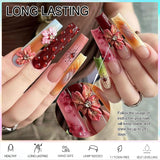 NAILGIL Solid Gel Nagellack, Solid Gel Nagellim, 3D Nail Art Skulptur med verktygsuppsättning, DIY Hemmasalong, Transparent 15G