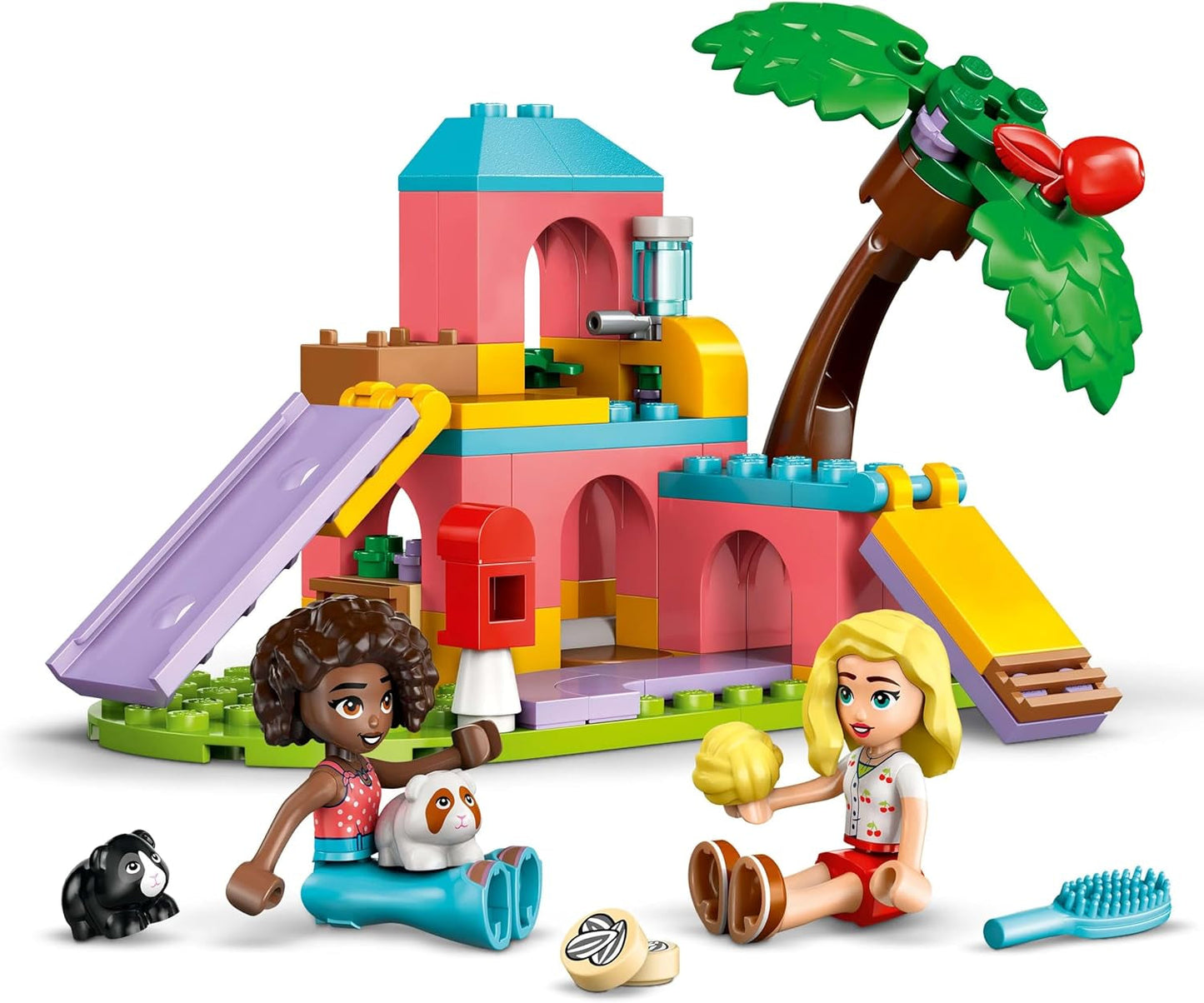 LEGO Friends Marsvin Lekplats Bygg- och låtsaslekset med 2 minifigurer och 2 djurleksak för flickor 5+ Djurset 42640 Byggset Besuche den LEGO-Store