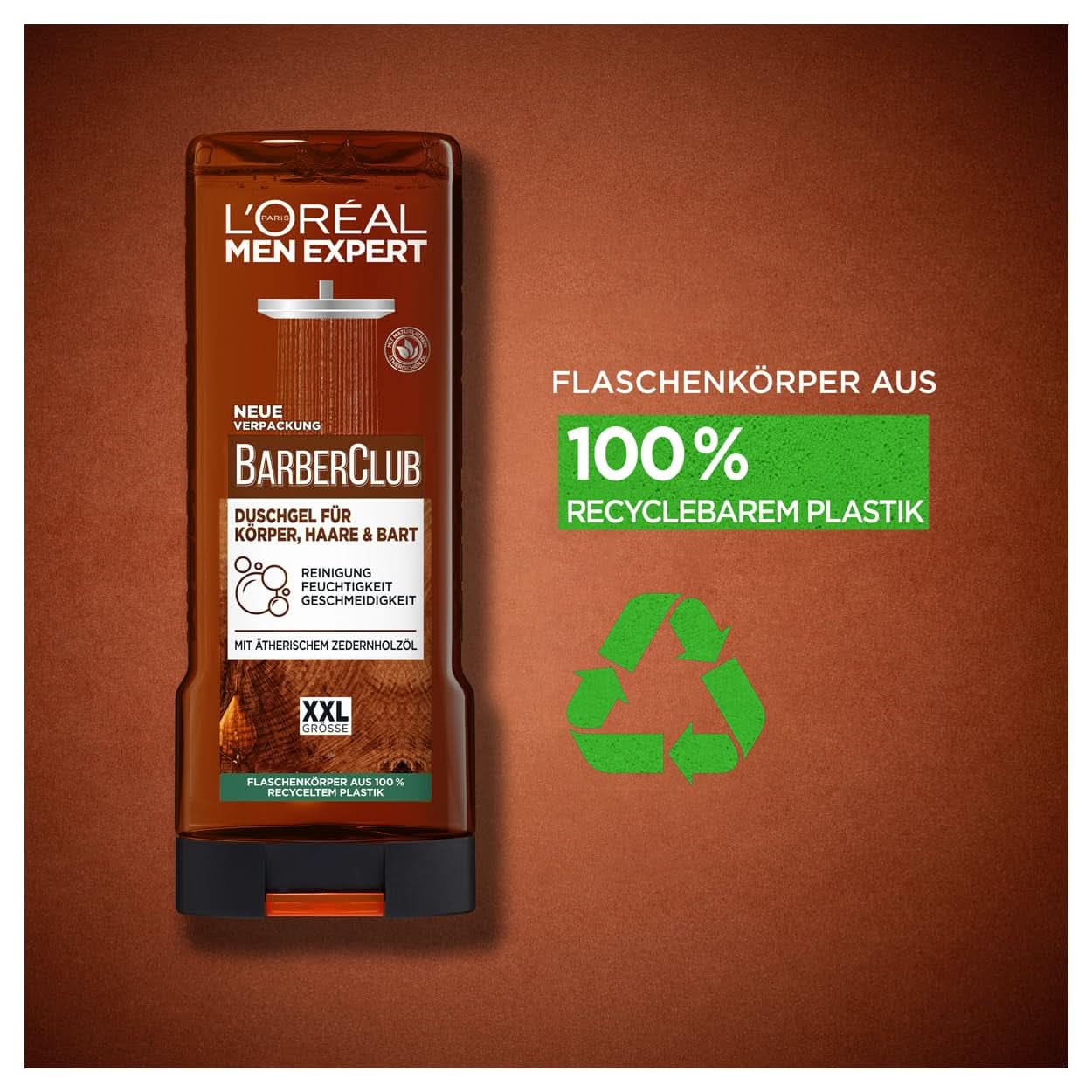L'Oréal Men Expert XXL duschtvål och schampo för män, 400 ml Naty Shop