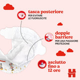 Huggies Ultra Comfort/Little Movers blöjor, storlek 3 (4-9 kg), Disney Design, Absorberande, Fullständigt skydd, 126 Count