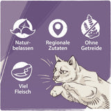 Venandi Animal - Premium Wet Cat Food - Horse as Monoprotein, förpackning om 12 (12 x 125 g), Spannmålsfri, Monoprotein