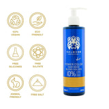 Valquer Professional Mask Power Color färgat hår. Vegansk och sulfatfri (gyllene blont hår) hårfärgsförstärkare - 275 ml Naty Shop hårmask