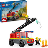LEGO City Fire Ladder Truck - Leksaksbrandbil med 2 brandmansminifigurer för pojkar och flickor från 4 år - pedagogisk leksak - present till förskolebarn 60463 Byggset Besuche den LEGO-Store Standardtitel