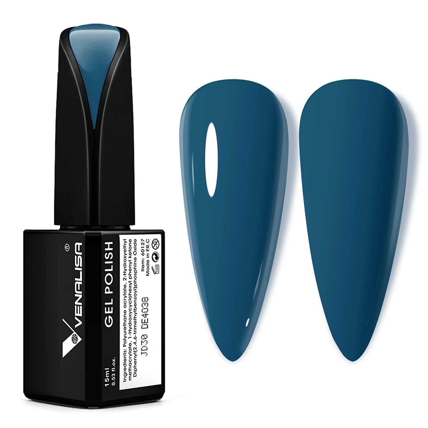 VENALISA Coral Orange UV Nagellack 15ml Gel Nagellack För UV Nagellampa Transparent Coral Orange Gel Nagellack Modeller För DIY Nageldesign