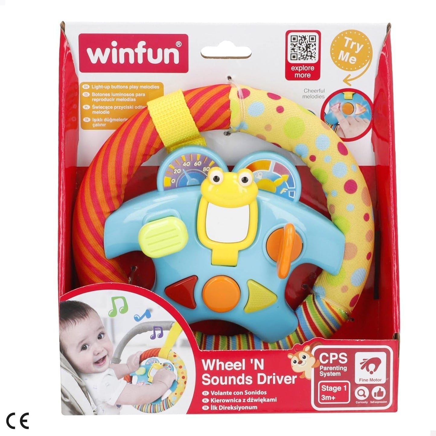 baby färg baby leksak Wheel N Sounds Driver Baby Toys Naty Shop