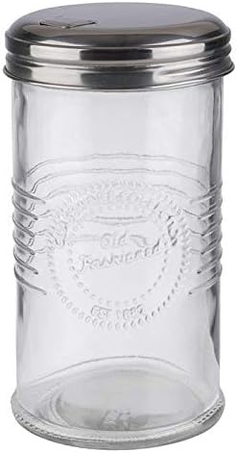 APS 40510 Sockerdispenser - GAMMALODIG, Ø 7,5 cm, H: 14 cm, Glas, 0,35 liter, Lock med tråd gjord av...