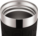 Bodum K11067-01 Resepress svart kaffebryggare i rostfritt stål med ersättningslock 350 ml