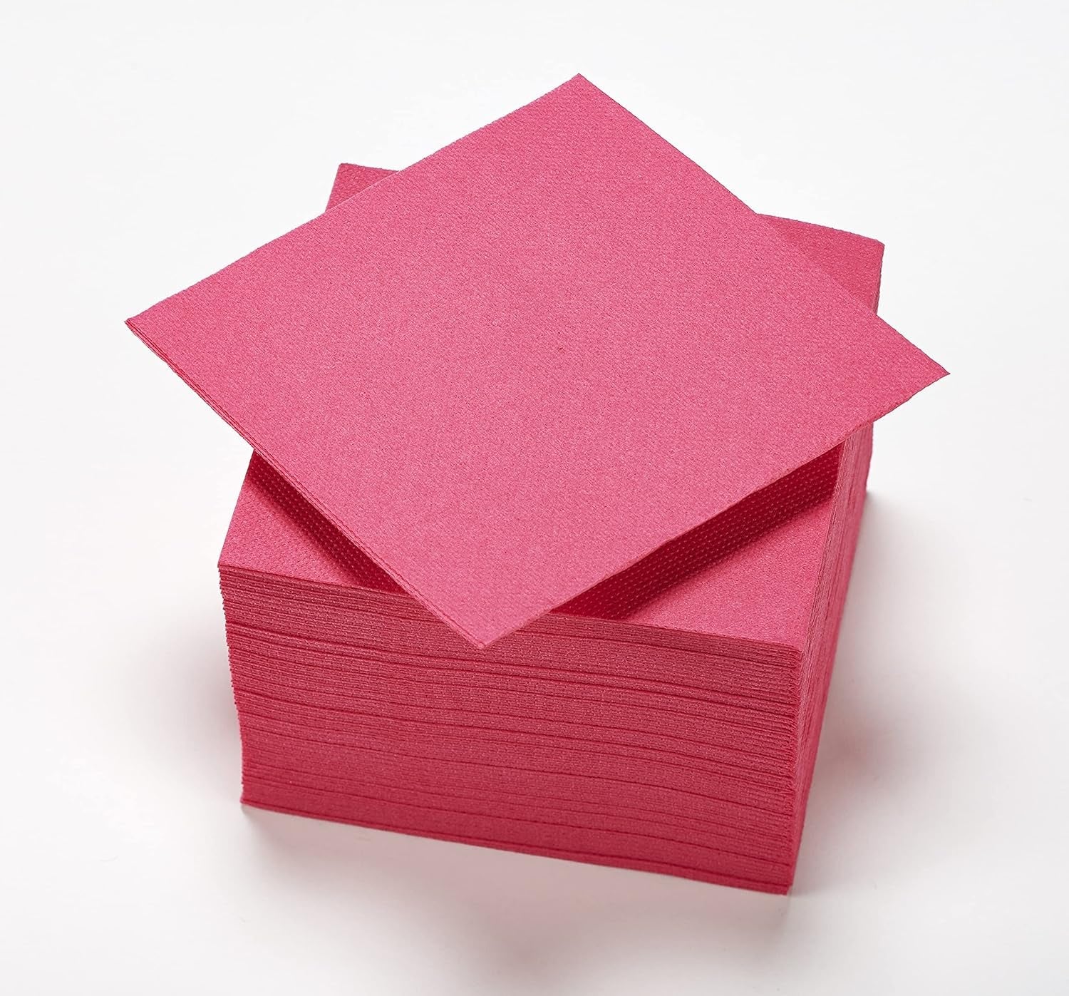 - Tex Touch pappersservetter - Rosa färg - Fsc®-certifierade servetter - Återvinningsbara och biologiskt nedbrytbara - Förpackning med 50 rosa servetter storlek 24 X 24 Cm