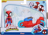 SPIDEY och HANS FANTASTISKA VÄNNER Marvel Spidey Motorcykelfigurleksak för pojkar och flickor från 3 år och uppåt Actionfigurer Naty Shop