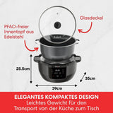 Instant Pot Superior Slow Cooker, 7,1 L Multicooker, 4 matlagningsfunktioner, 800W Slow Cooker Naty Shop