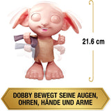 Wizarding World Harry Potter - Dobby House Elf Interactive Doll med 30+ ljud, meningar och rörelser, tysk-italienska, leksak för 6 år gammal, Fanartikel Dockor Naty Shop
