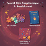KOSMOS 684853 Den Tiefen Des Vulkans äventyrspussel, 258 bitar, interaktivt äventyrspussel för barn 8+, upptäck en äventyrshistoria med varje pusselbit Pussel Naty Shop