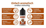 Twizzy Waffle Food Flavoring - 30 ml - Intensiv arom - Idealisk för bakning Arome Naty Shop