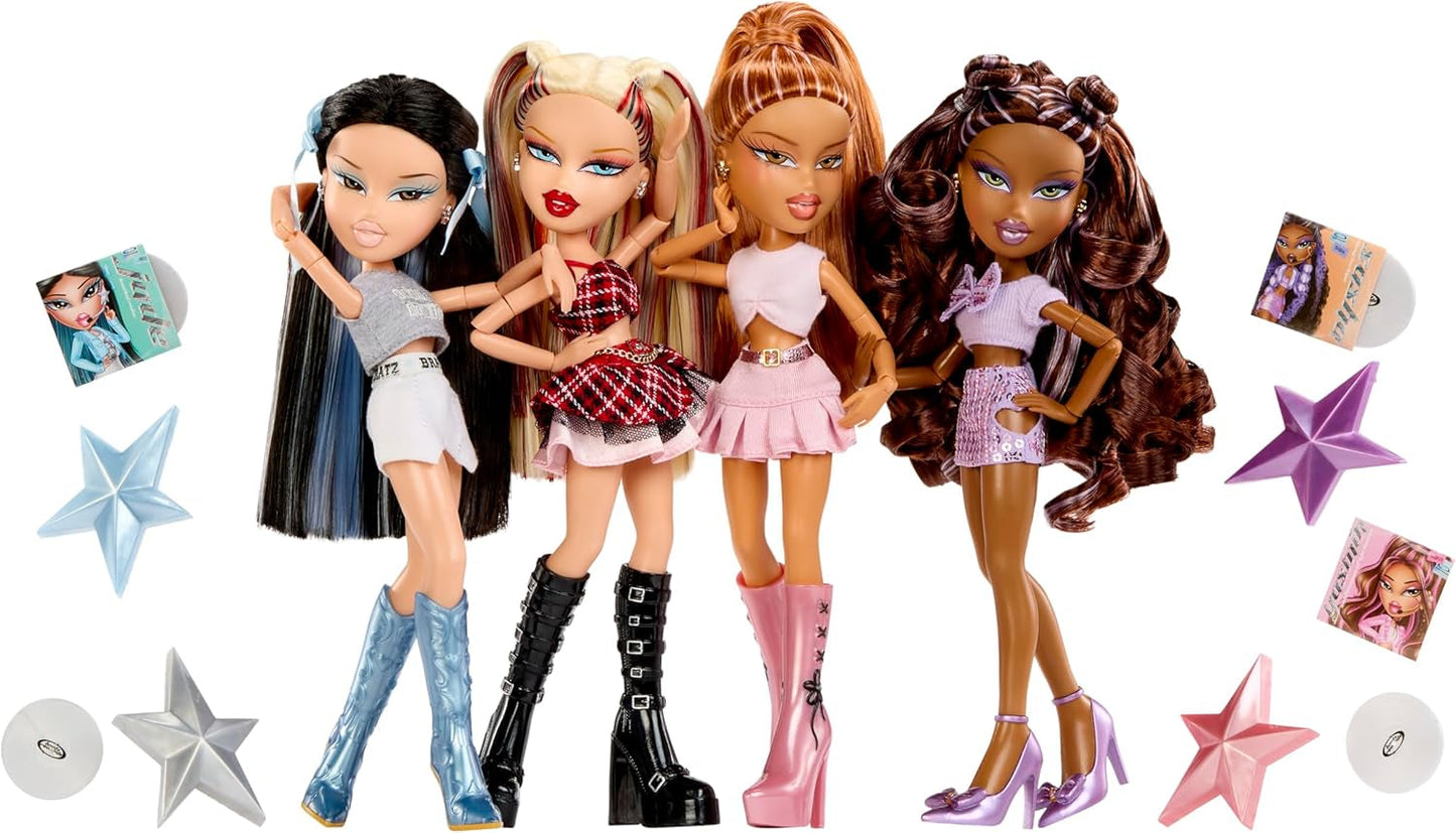 BRATZ Pop Starz Yasmin – Modedocka med samlarcharm, outfit och musiktillbehör