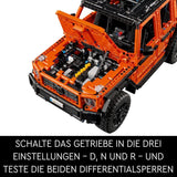 LEGO Technic Mercedes-Benz G 500 Professional Line, G-Klass byggsats för bilmodeller, vuxenpresent, Lyx terrängfordonsset, Mercedes samlarobjekt, Leksaksbil 42177 Byggset Besuche den LEGO-Store