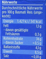 Davert ekologiskt basmatiris i matlagningspåsar, 2 påsar, 250g