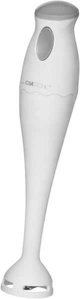 Clatronic Stabmixer/Pürierstab/Blender/Stab-Mixer/Stick/Mixstab SM 3577; Edelstahl-Schlagmesser; Für Smoothie, Kürbispüree, Babybrei, Milchshake; Mit Mixbehälter (500 ml); 180 watt; Rosa kök Naty Shop Weiß