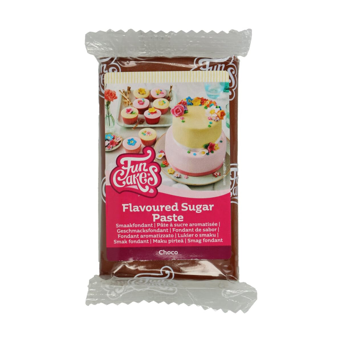 Funcakesfondant med marängsmak: Lätt att använda, smidig, smidig, mjuk och formbar, perfekt för att dekorera kakor, kosher och glutenfri. 1 kg