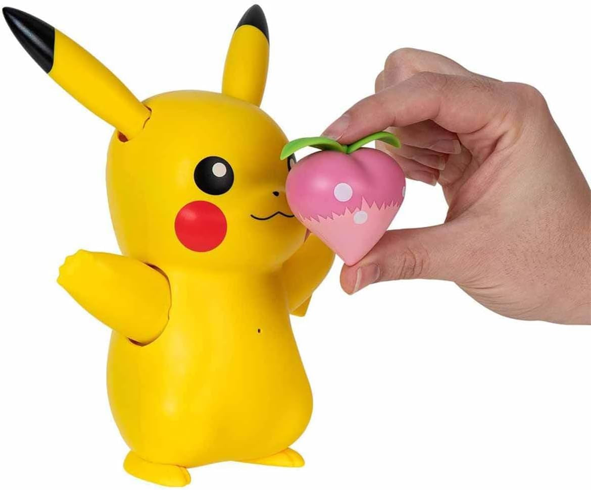 Pokémon PKW3330 - Deluxe My Partner Pikachu, officiell Pikachu med ljus, ljud och rörelse Actionfigurer Naty Shop