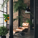 Relaxdays Bamboo blomsterställ, individuellt justerbart, för blomkrukor upp till 32 cm, växtställ, H: 35,5 cm, brunt, 1 st 10028823