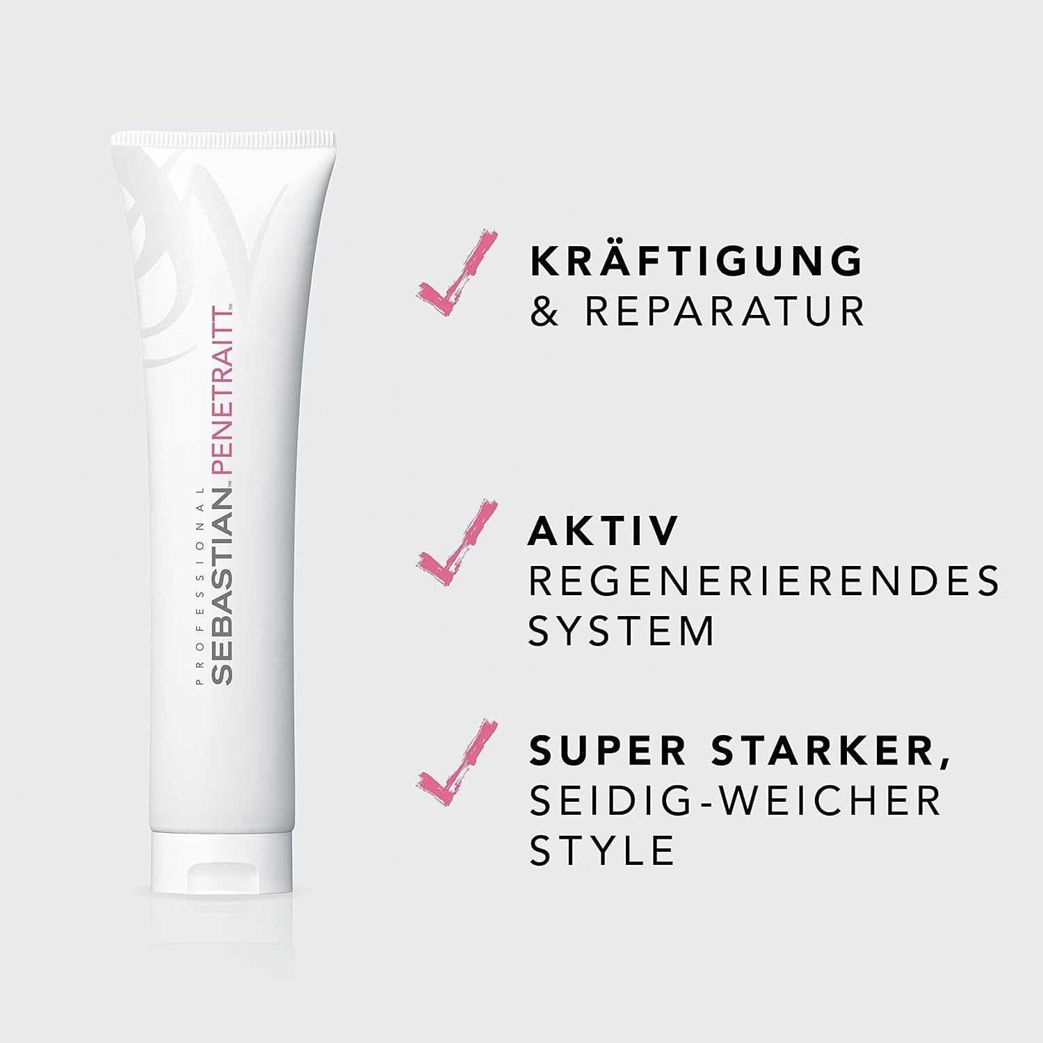 SEBASTIAN PROFESSIONAL PENETRAITT - Reparerande hårmask regenererar skadat hår (150 ml) - djupvård för skadat, missfärgat hår - reparerar och stärker Naty Shop Hair Mask