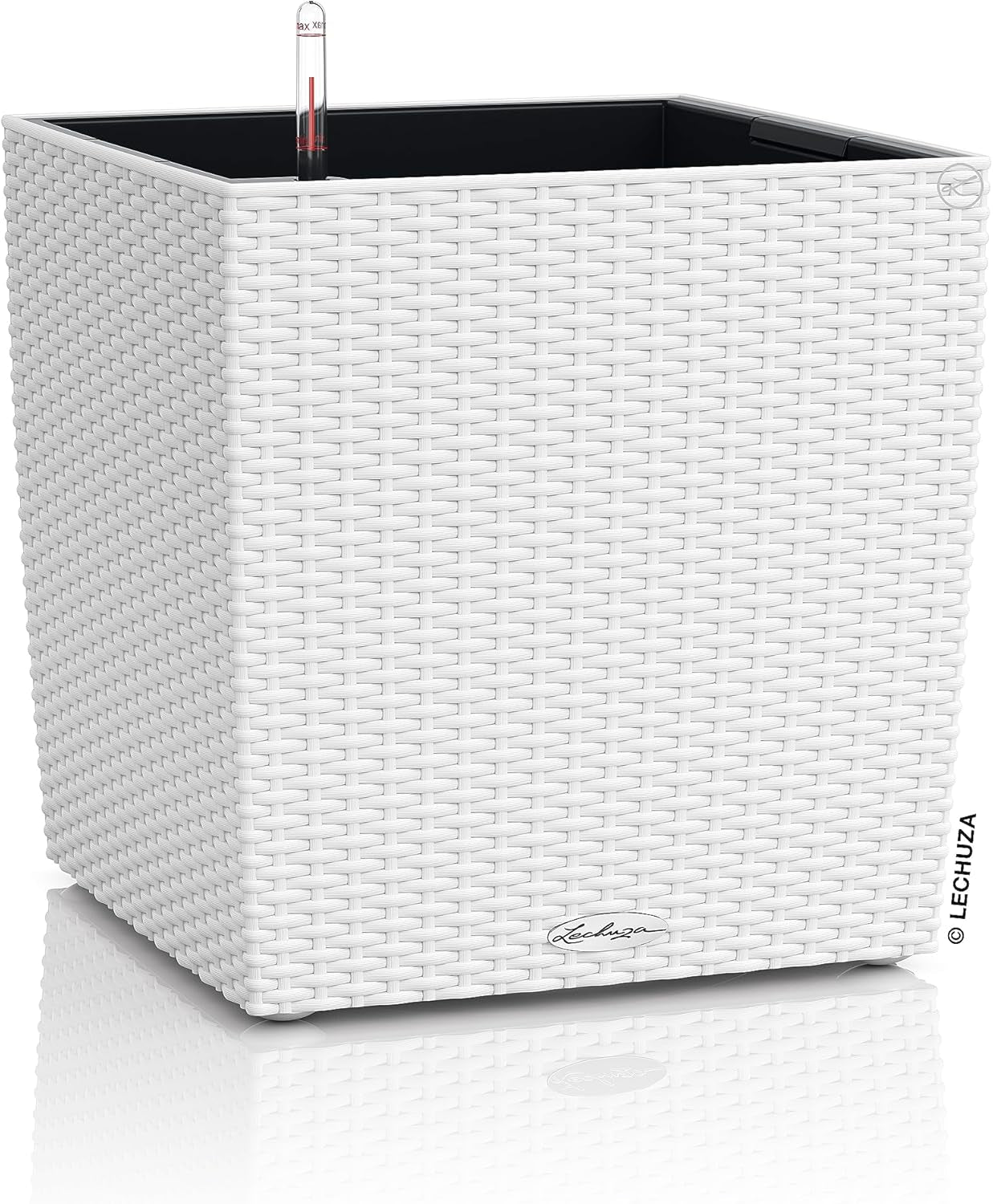 LECHUZA CUBE Stuga 30 granit 15372