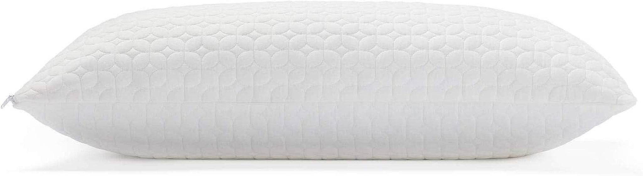 LUCID kudde 40 X 80 cm med hybridfyllning av strimlat memoryskum och mikrofiber - avtagbar, justerbar fyllning - tvättbart överdrag - för sido-, rygg- och magslipare Standardkuddar Naty Shop Us Standard