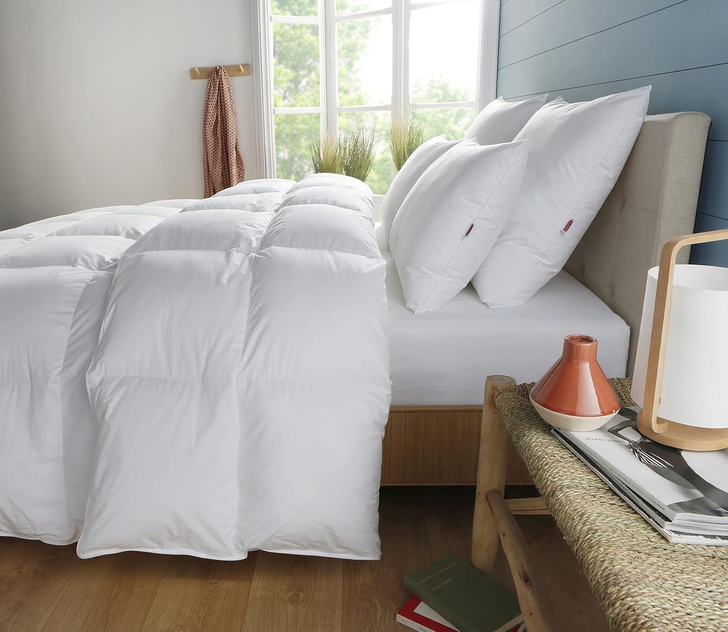 Filt, Percale, Premium bomull, Tempererad, 140 X 200 Cm, För enkelsäng, Molnformad filt, Bittålig och uppblåsbar, Maskintvättbar i 40 °C Täcken och täcken Naty Shop