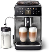 Saeco GranAroma automatisk espressomaskin - 14 kaffespecialiteter, intuitiv färgskärm, 4 användarprofiler, keramisk kvarn, 1500 watt (SM6580/10)
