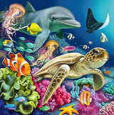 Ravensburger pussel för barn - 12000859 Förtrollande undervattensvärld - 3X49 pusselbitar för barn från 5 år Pussel Naty Shop