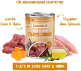 Sanabelle Gourmet våtmat i gryta med gås och kyckling | 6 x 380g | 2,28 kg