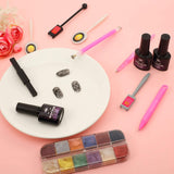 Nail Art Werkzeug Magnetstift, 10 Stück Nagel Magnet Stick Tool Set, Nagel Magnet Stift Und Starker Magnet Lager Punktierungsstifte Für DIY 3D Magnetics Katzenauge UV Gel Polnisch Nagel Kunst
