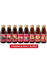 Rabenhorst miniprovningspaket, 8 varianter eller 3 flaskor (24 X 125 ml) Alkoholfria drycker Naty Shop