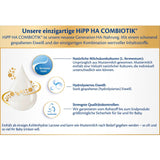 HiPP PRE HA Combiotik (4 x 600 g), hydrolyserad mjölkpulverformel för spädbarn från födseln, med naturliga mjölksyrakulturer, för känsliga immunsystem