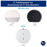 Toalettpapper Tork Jumbo White T1, Advanced, 2 lager, 6 × 380 M, 472118
