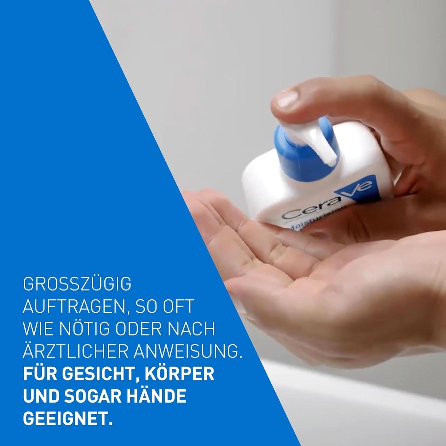 Cerave bodylotion med doseringspump, lämplig för atopisk dermatit och torr eller mycket torr hud, 236 ml Kosmetika och skönhet Naty Shop