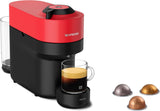 Espressomaskin med Nespresso Krups Vertuo Pop-kapslar, kapacitet: 560 ml, automatisk kapseligenkänning, one-touch-system, 4 koppstorlekar, förkortad uppvärmningstid, hållbar, Aqua Mint, XN9204