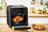 Tefal Easy Fry Ugn & Grill 9-i-1 Hot Air Fryer, 11 L För 6 portioner, 7 tillbehör, 8 program, recept online Vitvaror Naty Shop