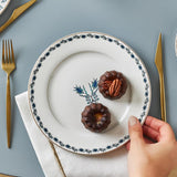 Karaca İznik dessertset för 6 personer, 18 delar - elegant servis för läckra desserter